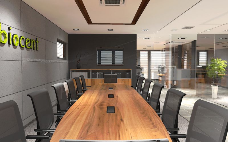 projektant wnętrz Lublin wnętrza komercyjne Biocent biurowiec siedziba firmy 10