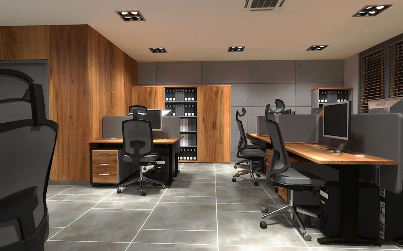 projektant wnętrz Lublin wnętrza komercyjne Biocent biurowiec siedziba firmy 12