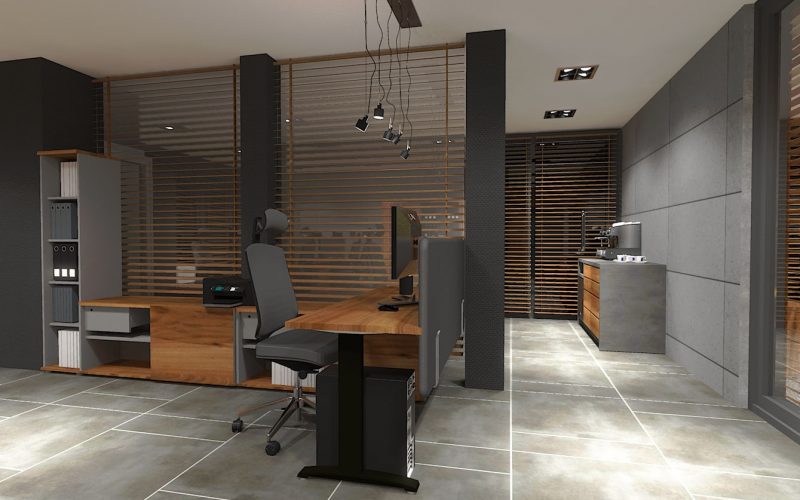 projektant wnętrz Lublin wnętrza komercyjne Biocent biurowiec siedziba firmy 14