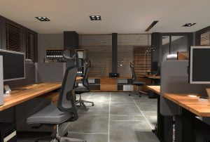 projektant wnętrz Lublin wnętrza komercyjne Biocent biurowiec siedziba firmy 15