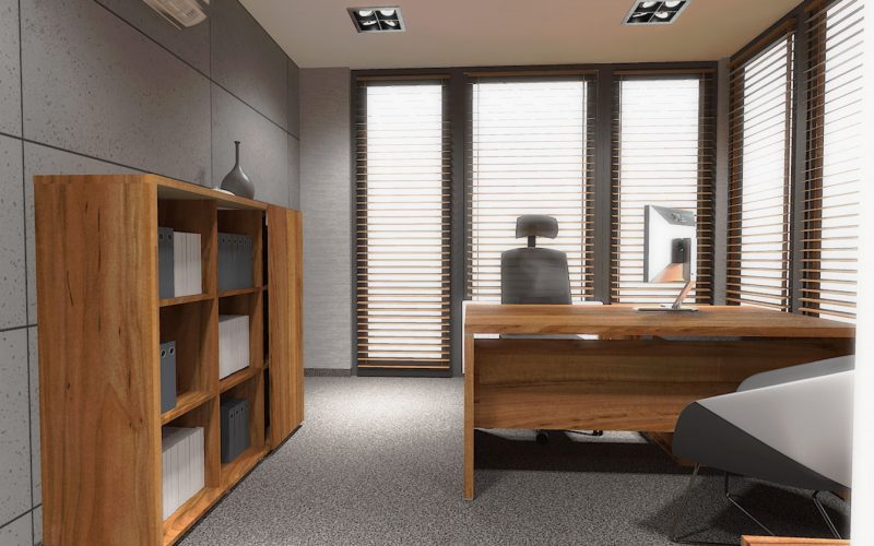 projektant wnętrz Lublin wnętrza komercyjne Biocent biurowiec siedziba firmy 16