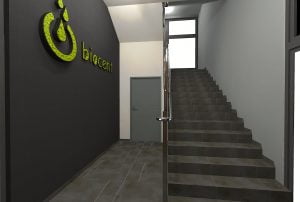 projektant wnętrz Lublin wnętrza komercyjne Biocent biurowiec siedziba firmy 26