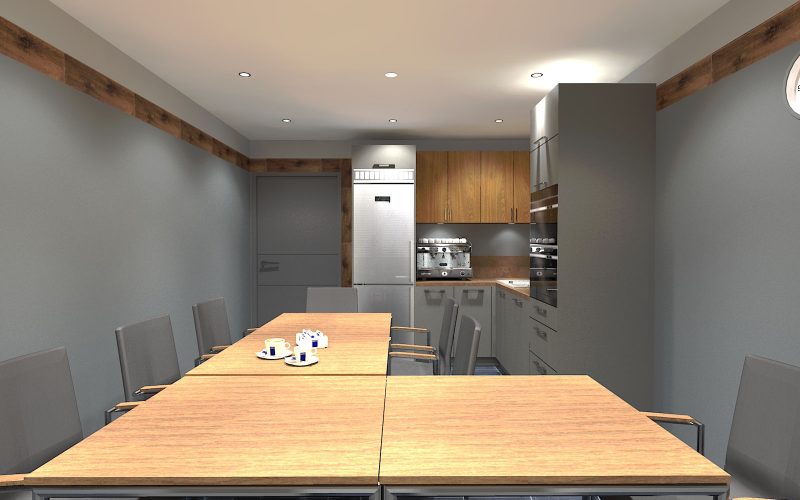 projektant wnętrz Lublin wnętrza komercyjne Biocent biurowiec siedziba firmy 33