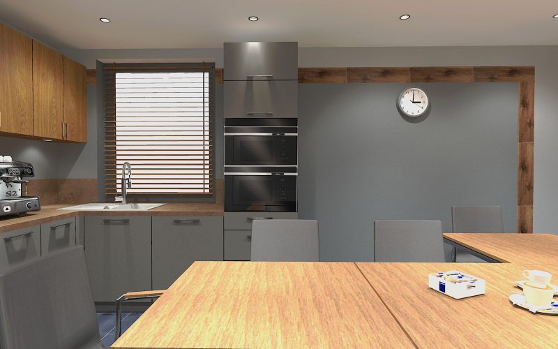 projektant wnętrz Lublin wnętrza komercyjne Biocent biurowiec siedziba firmy 34