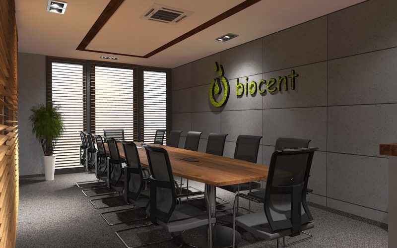 projektant wnętrz Lublin wnętrza komercyjne Biocent biurowiec siedziba firmy 7
