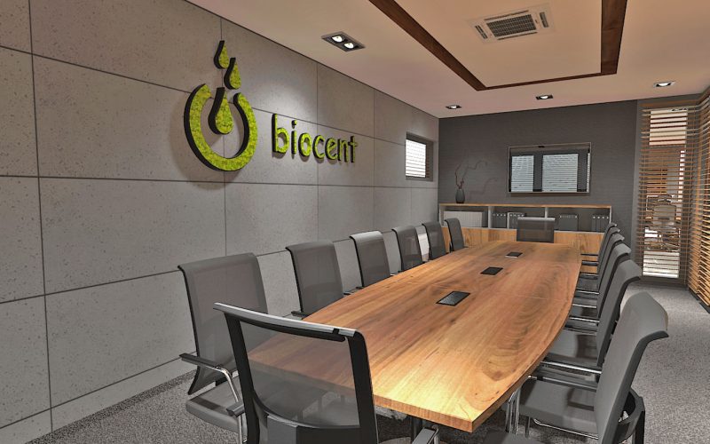 projektant wnętrz Lublin wnętrza komercyjne Biocent biurowiec siedziba firmy 8 1