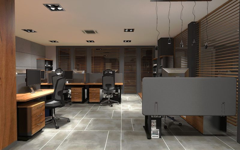 projektant wnętrz Lublin wnętrza komercyjne Biocent biurowiec siedziba firmy 9