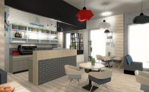 projektant wnętrz Lublin wnętrza komercyjne Frizzante restauracja bistro wersja rodzinna 14