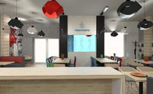 projektant wnętrz Lublin wnętrza komercyjne Frizzante restauracja bistro wersja rodzinna 17