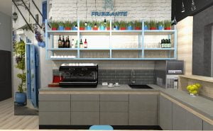 projektant wnętrz Lublin wnętrza komercyjne Frizzante restauracja bistro wersja rodzinna 4