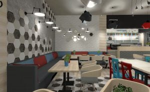 projektant wnętrz Lublin wnętrza komercyjne Frizzante restauracja bistro wersja rodzinna 9