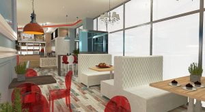 projektant wnętrz Lublin wnętrza komercyjne La Lumiere piekarnia francuska Lazurowe wybrzeże 11