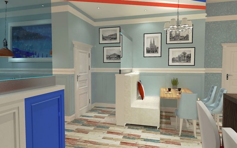 projektant wnętrz Lublin wnętrza komercyjne La Lumiere piekarnia francuska Lazurowe wybrzeże 12