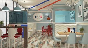 projektant wnętrz Lublin wnętrza komercyjne La Lumiere piekarnia francuska Lazurowe wybrzeże 13