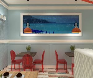 projektant wnętrz Lublin wnętrza komercyjne La Lumiere piekarnia francuska Lazurowe wybrzeże 14