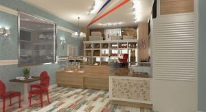 projektant wnętrz Lublin wnętrza komercyjne La Lumiere piekarnia francuska Lazurowe wybrzeże 4