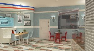 projektant wnętrz Lublin wnętrza komercyjne La Lumiere piekarnia francuska Lazurowe wybrzeże 6