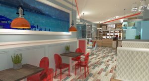 projektant wnętrz Lublin wnętrza komercyjne La Lumiere piekarnia francuska Lazurowe wybrzeże 7