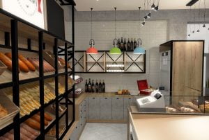 projektant wnętrz Lublin wnętrza komercyjne La Lumiere piekarnia francuska Wieża Eiflla 8