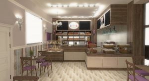 projektant wnętrz Lublin wnętrza komercyjne La Lumiere piekarnia francuska Wzgórza prowansalskie 10