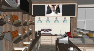 projektant wnętrz Lublin wnętrza komercyjne La Lumiere piekarnia francuska Wzgórza prowansalskie 12