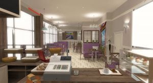 projektant wnętrz Lublin wnętrza komercyjne La Lumiere piekarnia francuska Wzgórza prowansalskie 3