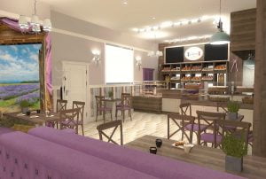 projektant wnętrz Lublin wnętrza komercyjne La Lumiere piekarnia francuska Wzgórza prowansalskie 4