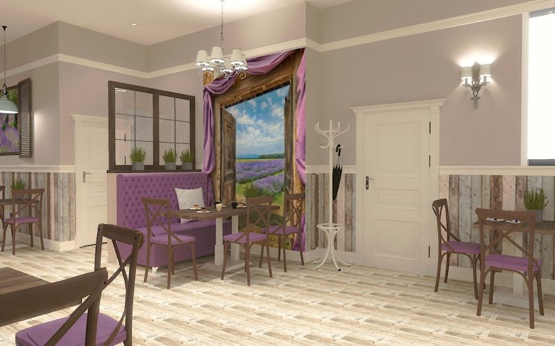 projektant wnętrz Lublin wnętrza komercyjne La Lumiere piekarnia francuska Wzgórza prowansalskie 7