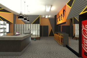 projektant wnętrz Lublin wnętrza komercyjne Wrotkomania skate park Oryginalna 17