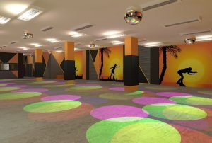 projektant wnętrz Lublin wnętrza komercyjne Wrotkomania skate park Oryginalna 2