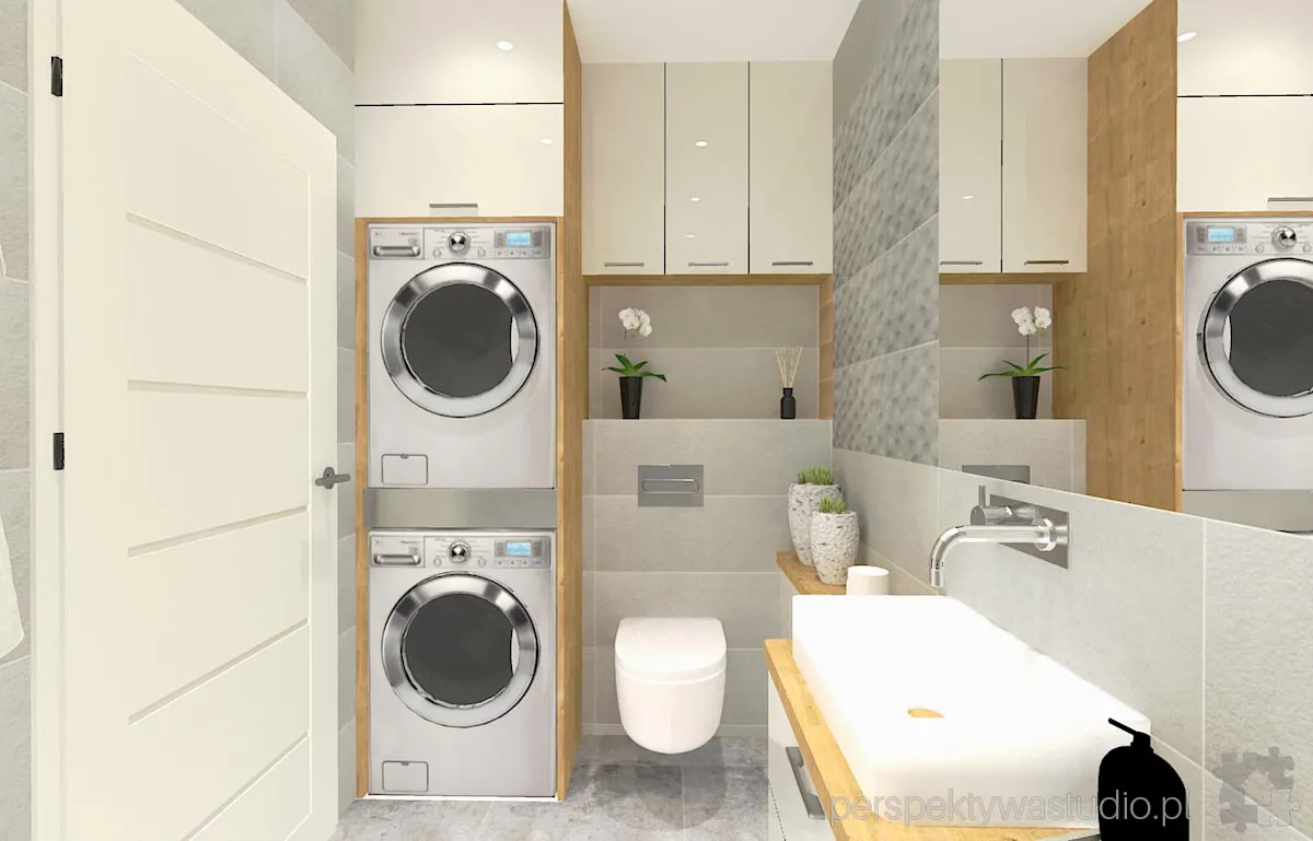 projektant wnetrz Lublin perspektywastudio.pl projekt lazienki bazalto perla 1