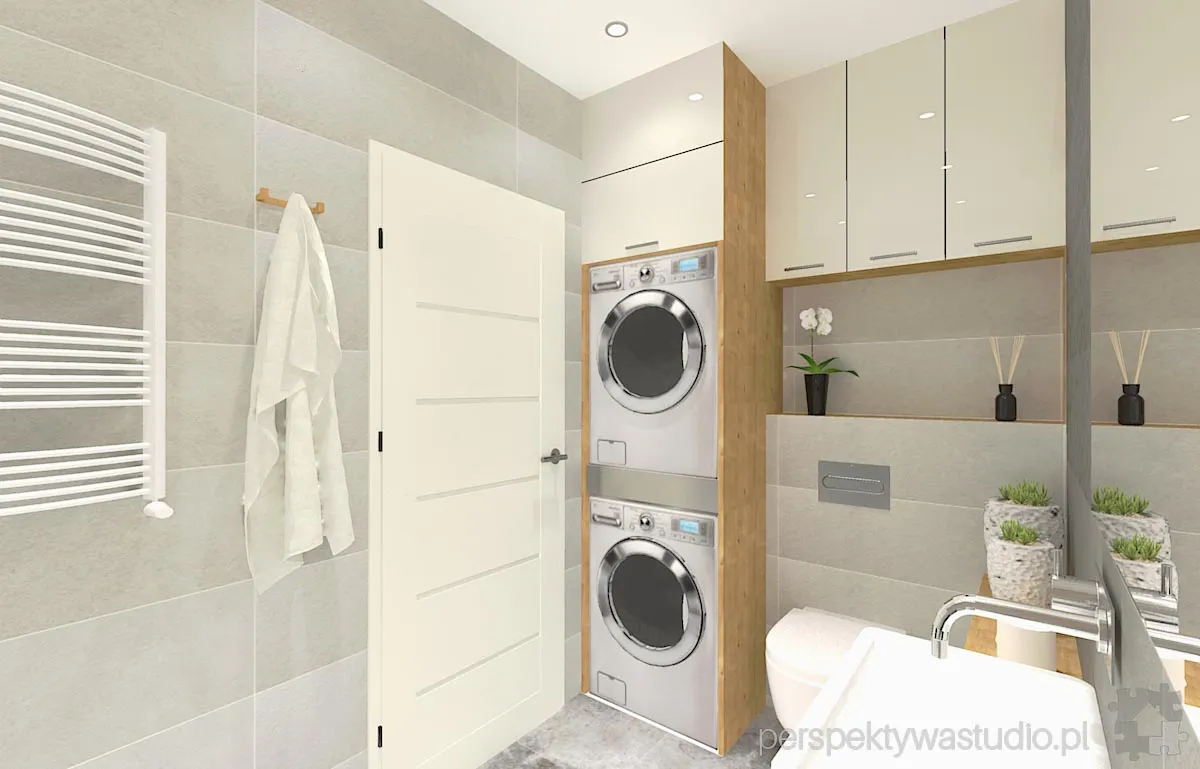 projektant wnetrz Lublin perspektywastudio.pl projekt lazienki bazalto perla 2