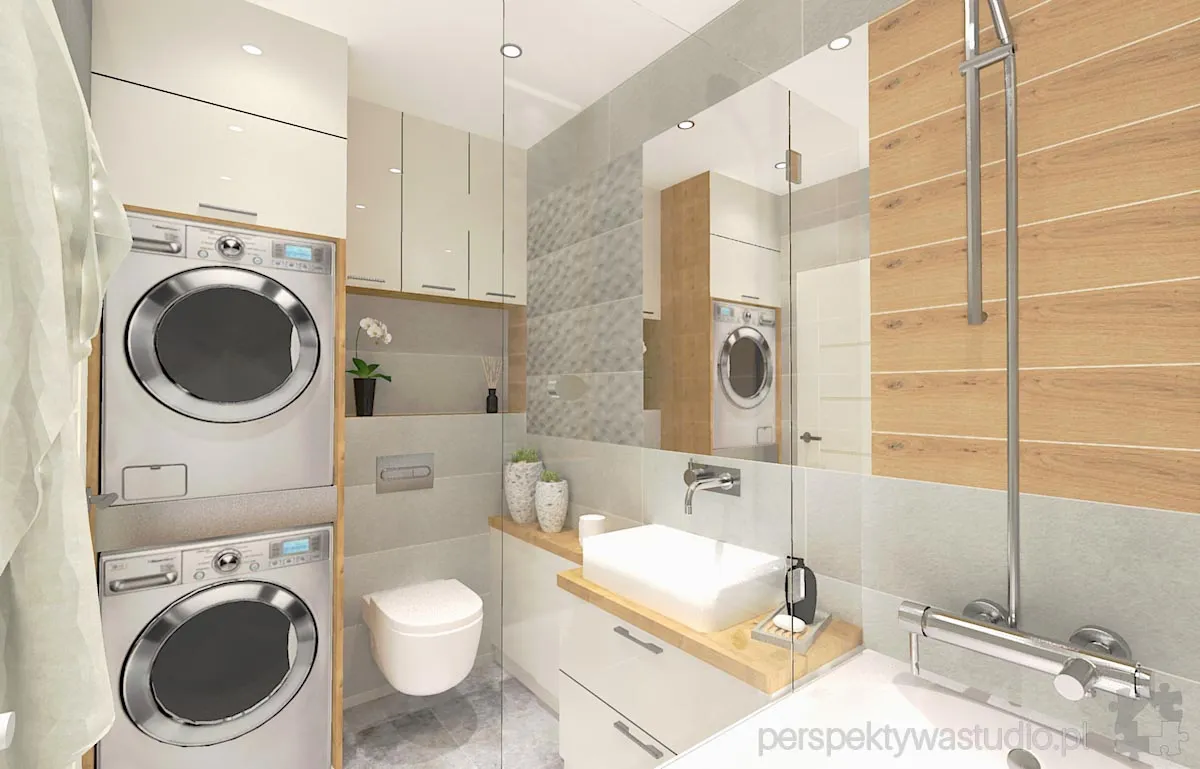 projektant wnetrz Lublin perspektywastudio.pl projekt lazienki bazalto perla 7