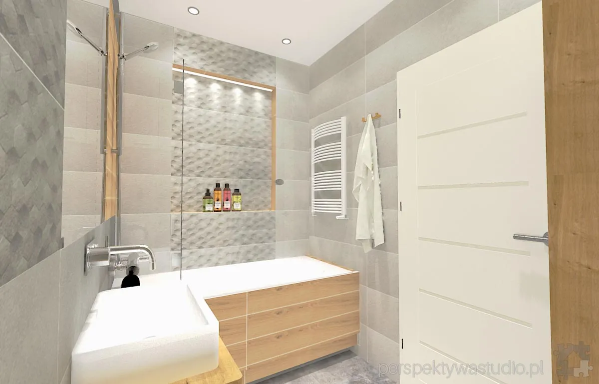 projektant wnetrz Lublin perspektywastudio.pl projekt lazienki bazalto perla 9