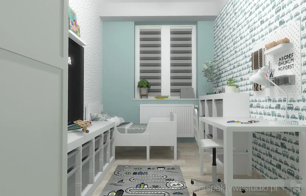 projektant wnetrz Lublin perspektywastudio.pl projekt pokoju dzieci brum 1 1