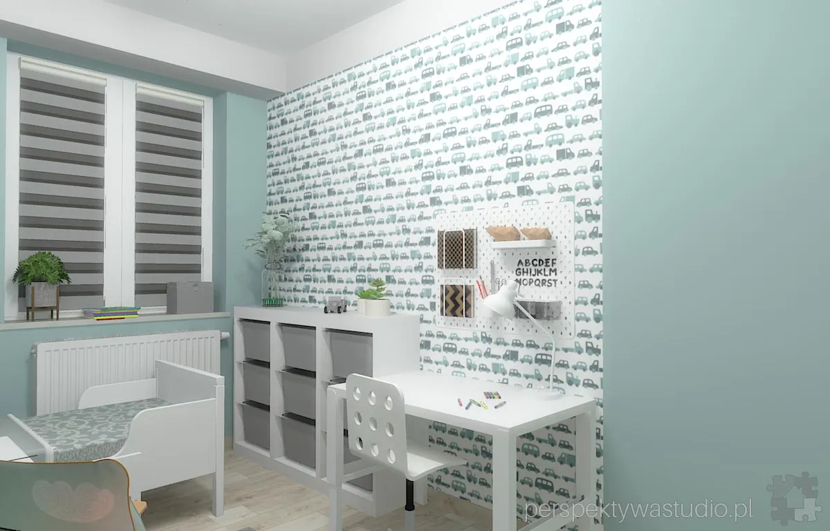 projektant wnetrz Lublin perspektywastudio.pl projekt pokoju dzieci brum 1 7