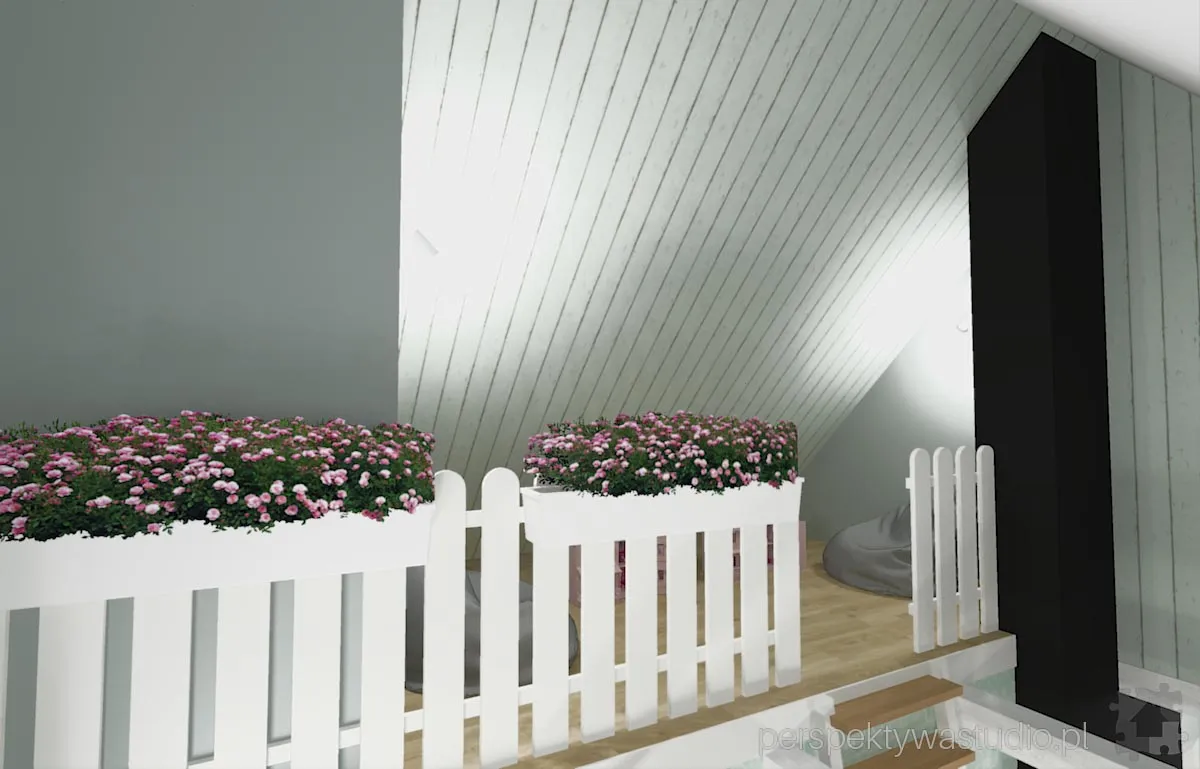 projektant wnetrz Lublin perspektywastudio.pl projekt pokoju dzieci fashion mint 5