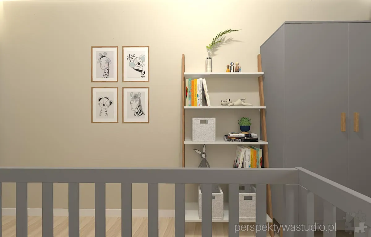 projektant wnetrz Lublin perspektywastudio.pl projekt pokoju dzieci malenstwo 4