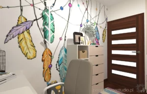 projektant wnetrz Lublin perspektywastudio.pl projekt pokoju dzieci talizman 4