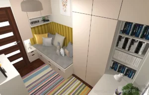 projektant wnetrz Lublin perspektywastudio.pl projekt pokoju dzieci talizman 7