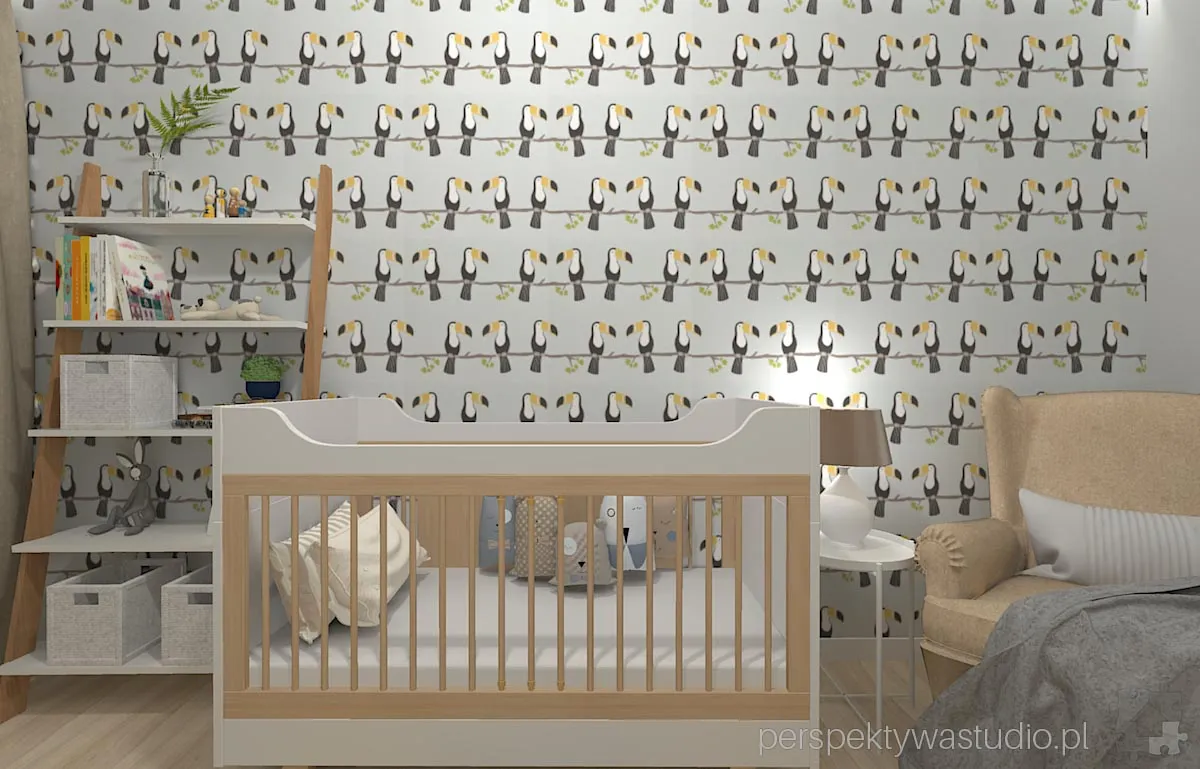 projektant wnetrz Lublin perspektywastudio.pl projekt pokoju dzieci tukan 2