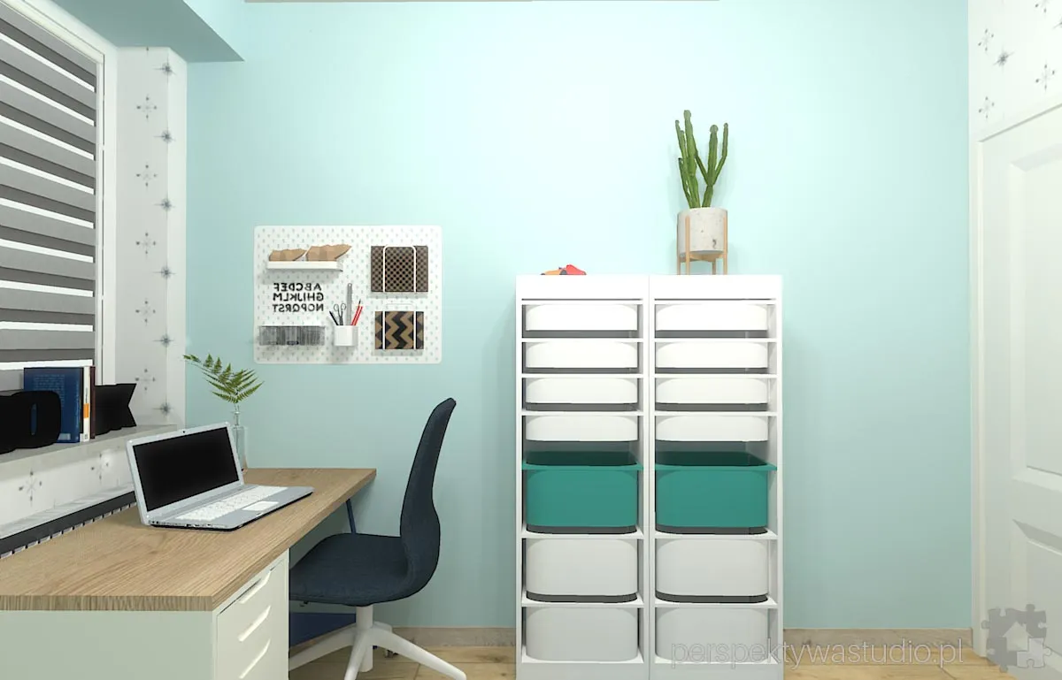 projektant wnetrz Lublin perspektywastudio.pl projekt pokoju dzieci world 1