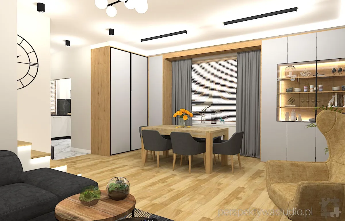 projektant wnetrz Lublin perspektywastudio.pl projekt salonu z aneksem 1 zloty 4 projektant wnetrz Lublin perspektywastudio.pl projekt salonu z aneksem 1 zloty 4