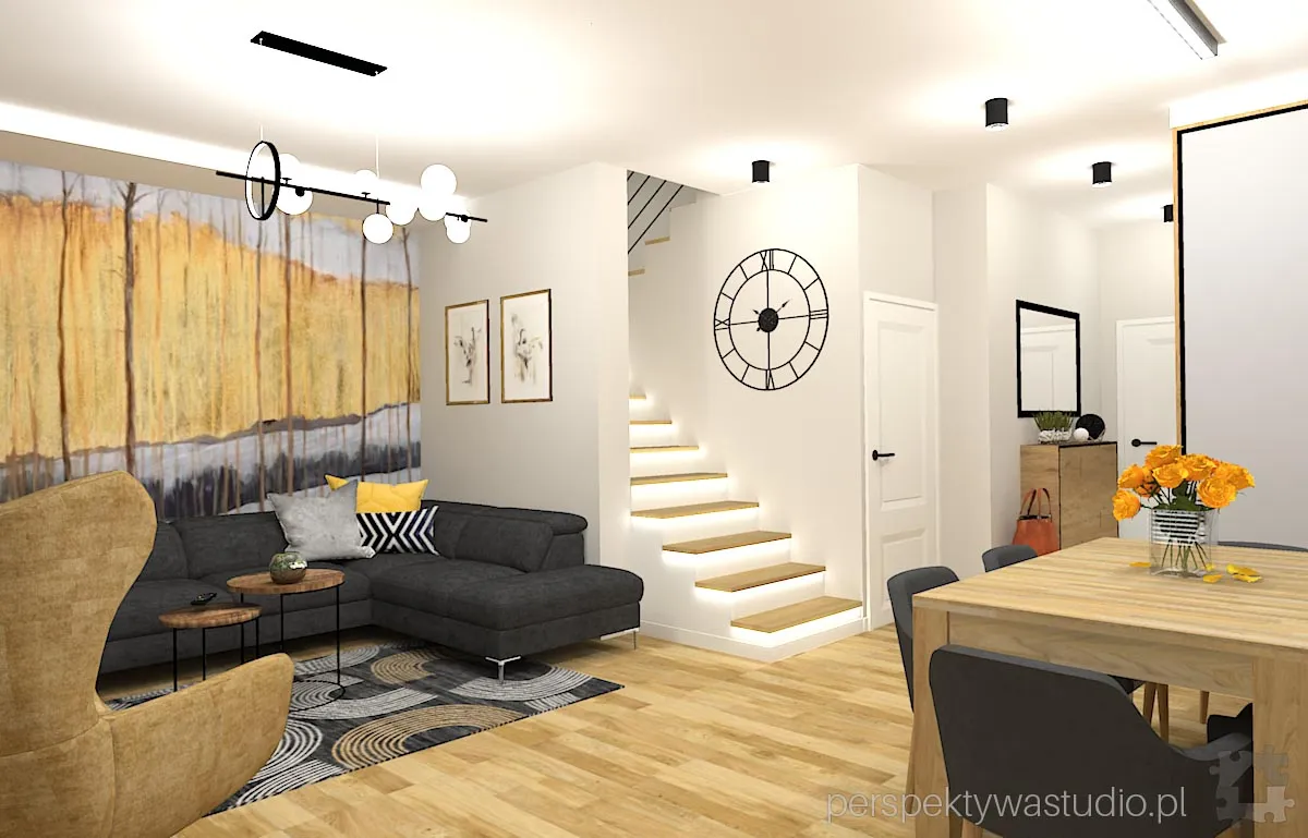 projektant wnetrz Lublin perspektywastudio.pl projekt salonu z aneksem 1 zloty 6 projektant wnetrz Lublin perspektywastudio.pl projekt salonu z aneksem 1 zloty 6