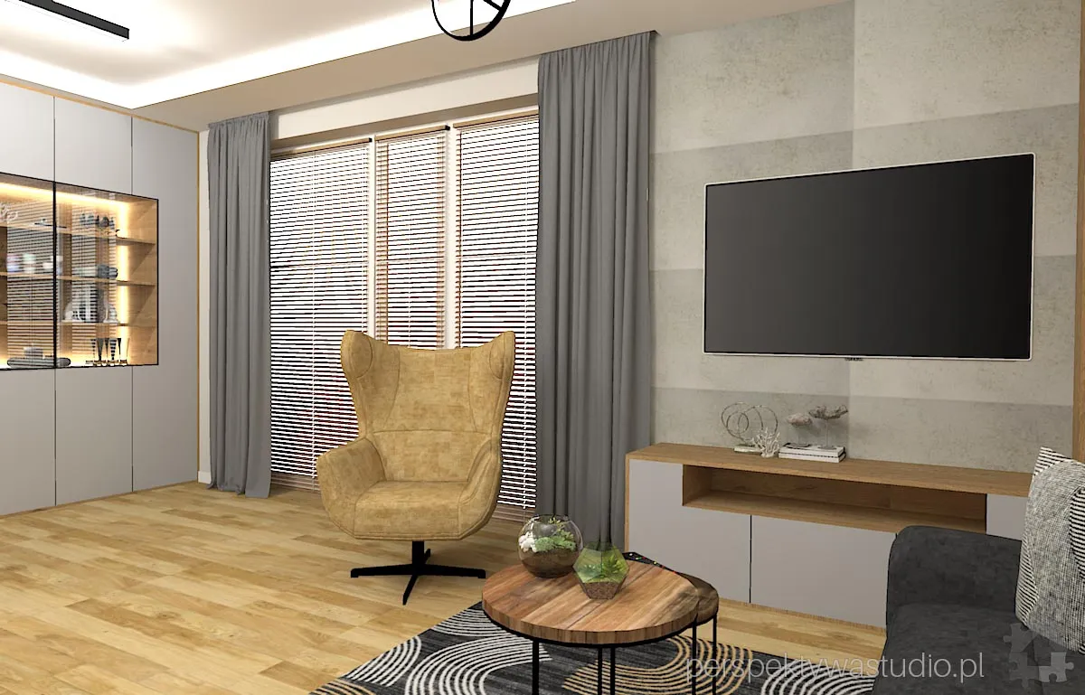 projektant wnetrz Lublin perspektywastudio.pl projekt salonu z aneksem 1 zloty 7 projektant wnetrz Lublin perspektywastudio.pl projekt salonu z aneksem 1 zloty 7