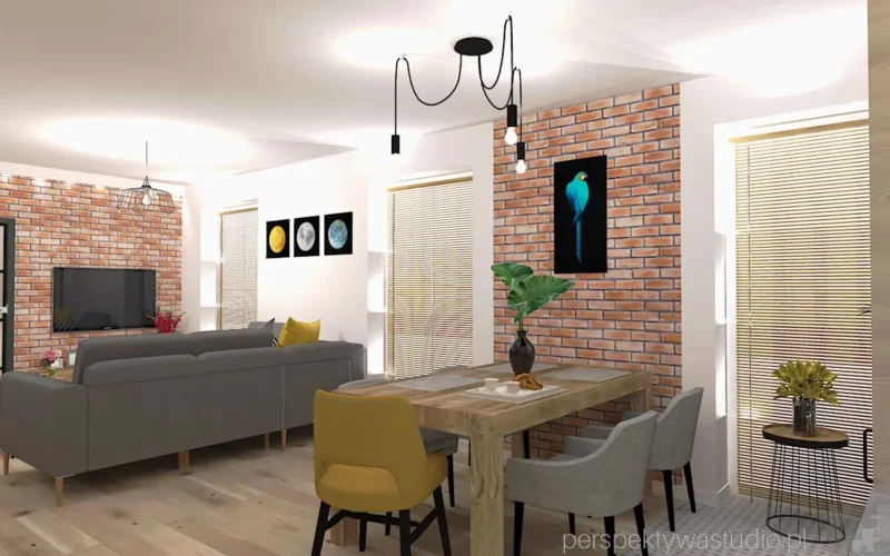 projektant wnetrz Lublin perspektywastudio.pl projekt salonu z aneksem ara kadia 8