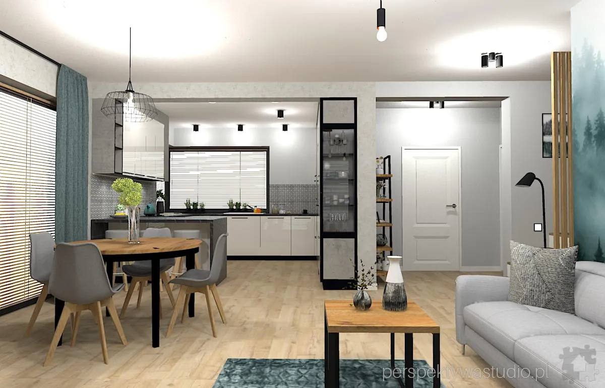 projektant wnetrz Lublin perspektywastudio.pl projekt salonu z aneksem biesy i czady 11 projektant wnetrz Lublin perspektywastudio.pl projekt salonu z aneksem biesy i czady 11