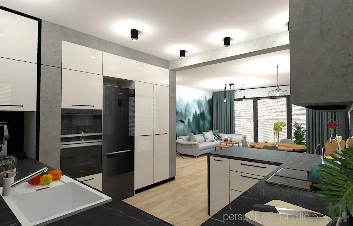 projektant wnetrz Lublin perspektywastudio.pl projekt salonu z aneksem biesy i czady 15 projektant wnetrz Lublin perspektywastudio.pl projekt salonu z aneksem biesy i czady 15