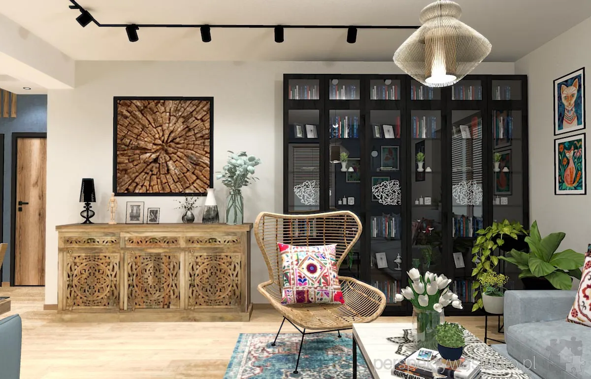 projektant wnetrz Lublin perspektywastudio.pl projekt salonu z aneksem chaber 13 projektant wnetrz Lublin perspektywastudio.pl projekt salonu z aneksem chaber 13