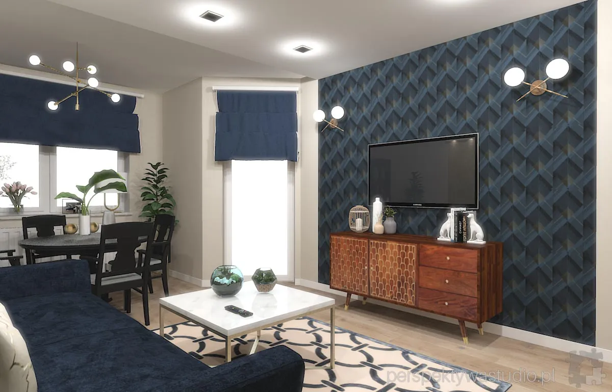 projektant wnetrz Lublin perspektywastudio.pl projekt salonu z aneksem deco art 12